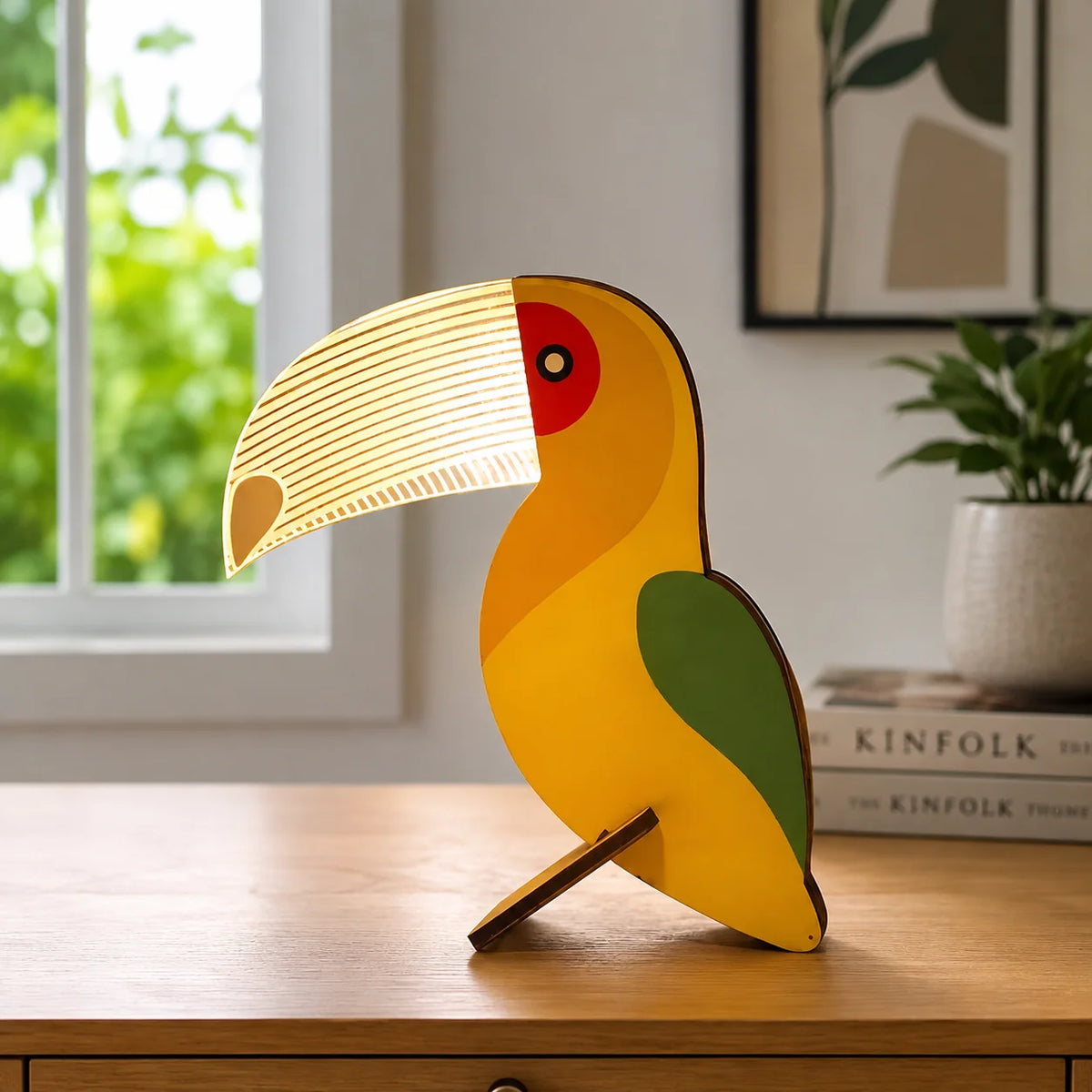 Animal Table Lamp Warm White LED USB Powered
