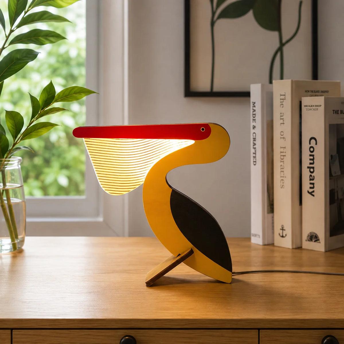 Animal Table Lamp Warm White LED USB Powered