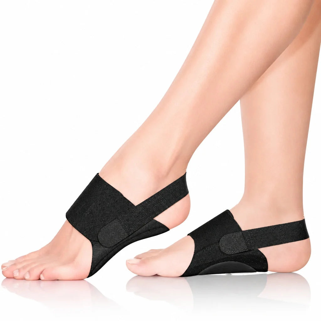Arch Support Sleeves Adjustable Straps Gel Cushioning