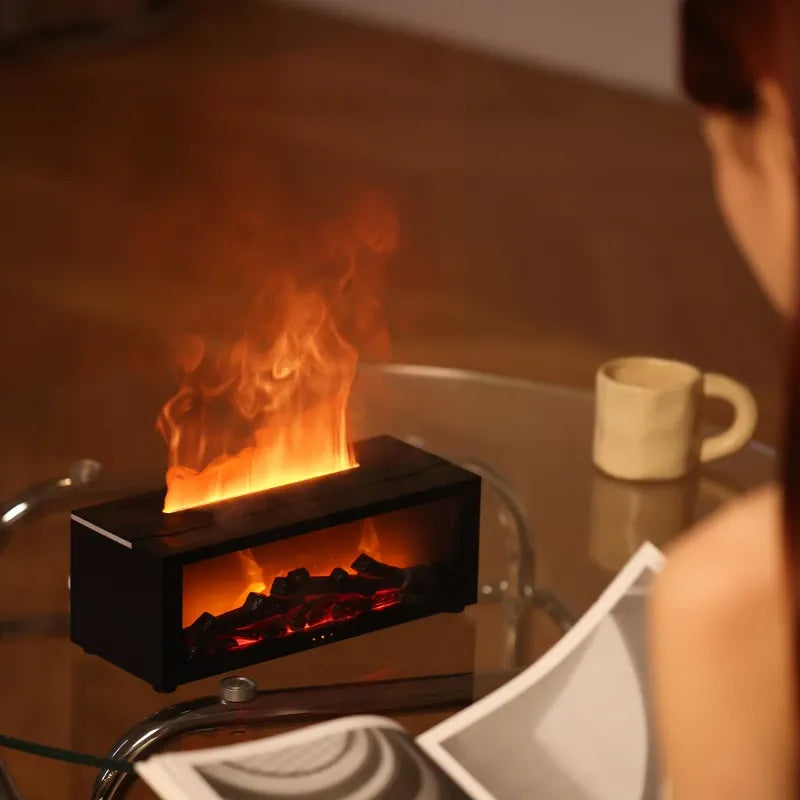 Aroma Diffuser Flame-Effect 300ml USB Powered & Auto Shut-Off