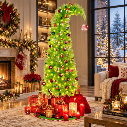Artificial Christmas Tree Bendable Branches & No-Shed PVC Needles