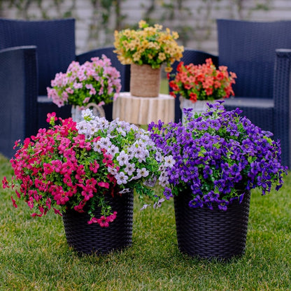 Artificial Flower Set UV-Resistant Realistic Indoor & Outdoor