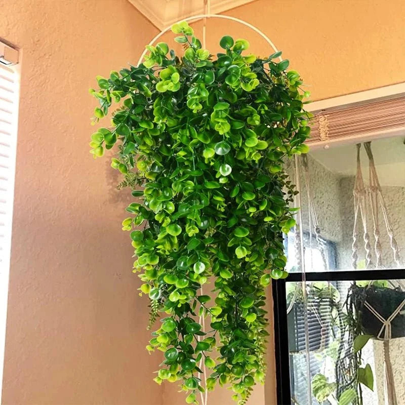 Artificial Hanging Eucalyptus UV-Resistant Set of 2