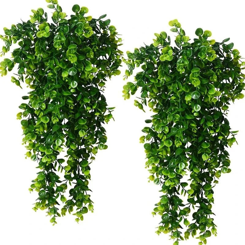 Artificial Hanging Eucalyptus UV-Resistant Set of 2