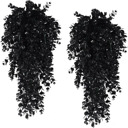 Artificial Hanging Eucalyptus UV-Resistant Set of 2