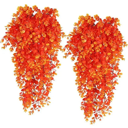 Artificial Hanging Eucalyptus UV-Resistant Set of 2