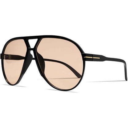 Aviator Sunglasses Oversized Square UV400 Lightweight