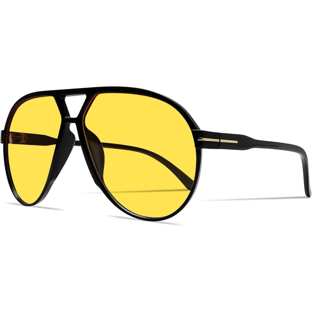 Aviator Sunglasses Oversized Square UV400 Lightweight