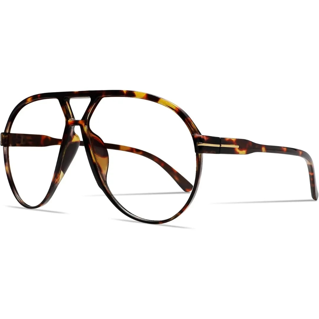 Aviator Sunglasses Oversized Square UV400 Lightweight