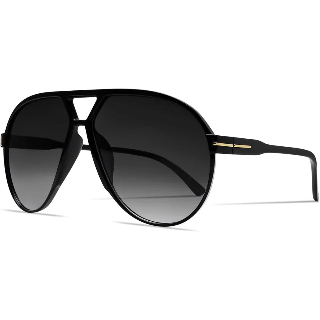 Aviator Sunglasses Oversized Square UV400 Lightweight