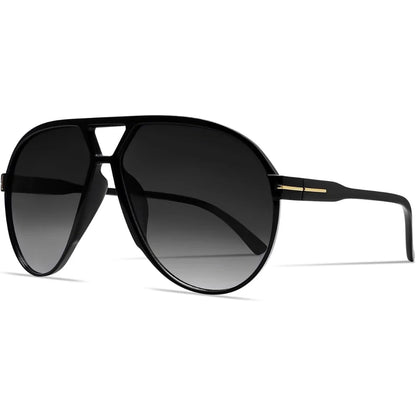 Aviator Sunglasses Oversized Square UV400 Lightweight