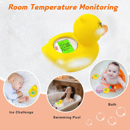 Baby Bath Thermometer Digital 3-Color LED Temperature Alert