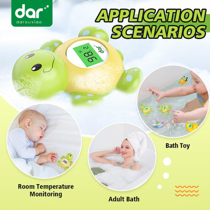 Baby Bath Thermometer Digital 3-Color LED Temperature Alert