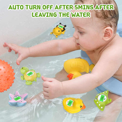 Baby Bath Thermometer Digital 3-Color LED Temperature Alert