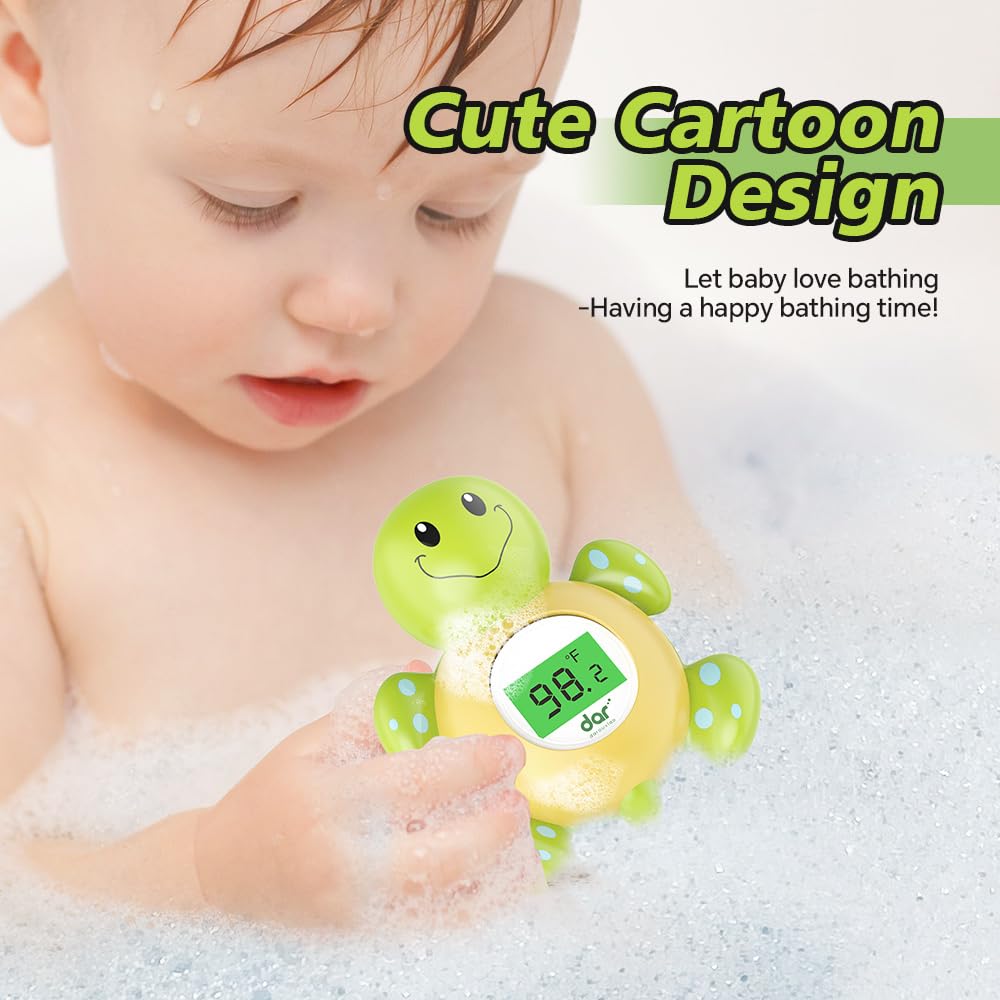 Baby Bath Thermometer Digital 3-Color LED Temperature Alert