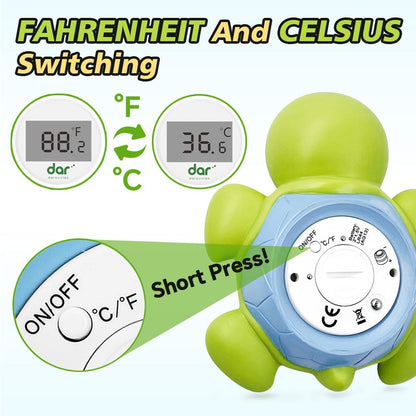 Baby Bath Thermometer Digital 3-Color LED Temperature Alert