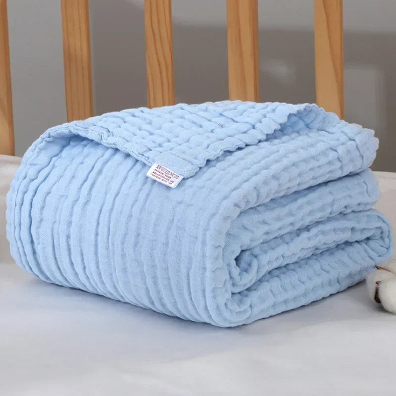Baby Swaddle Blanket Six Layer Gauze Cotton Breathable