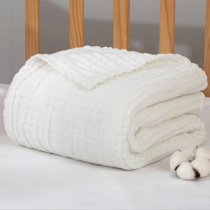 Baby Swaddle Blanket Six Layer Gauze Cotton Breathable