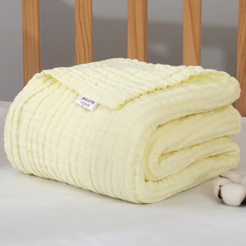 Baby Swaddle Blanket Six Layer Gauze Cotton Breathable