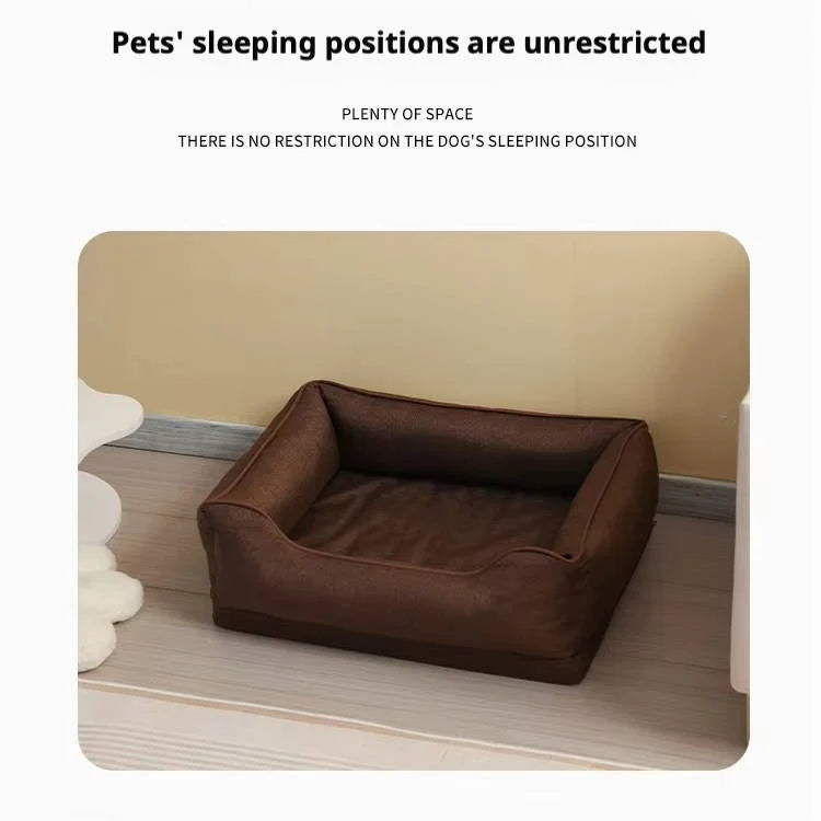 Back Seat Dog Bed Orthopedic Non-Slip Bamboo Cover