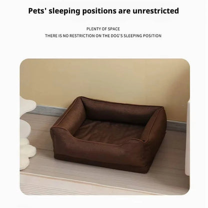 Back Seat Dog Bed Orthopedic Non-Slip Bamboo Cover