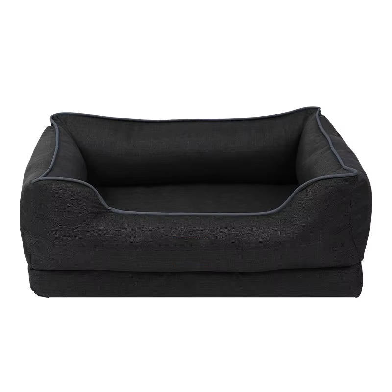Back Seat Dog Bed Orthopedic Non-Slip Bamboo Cover