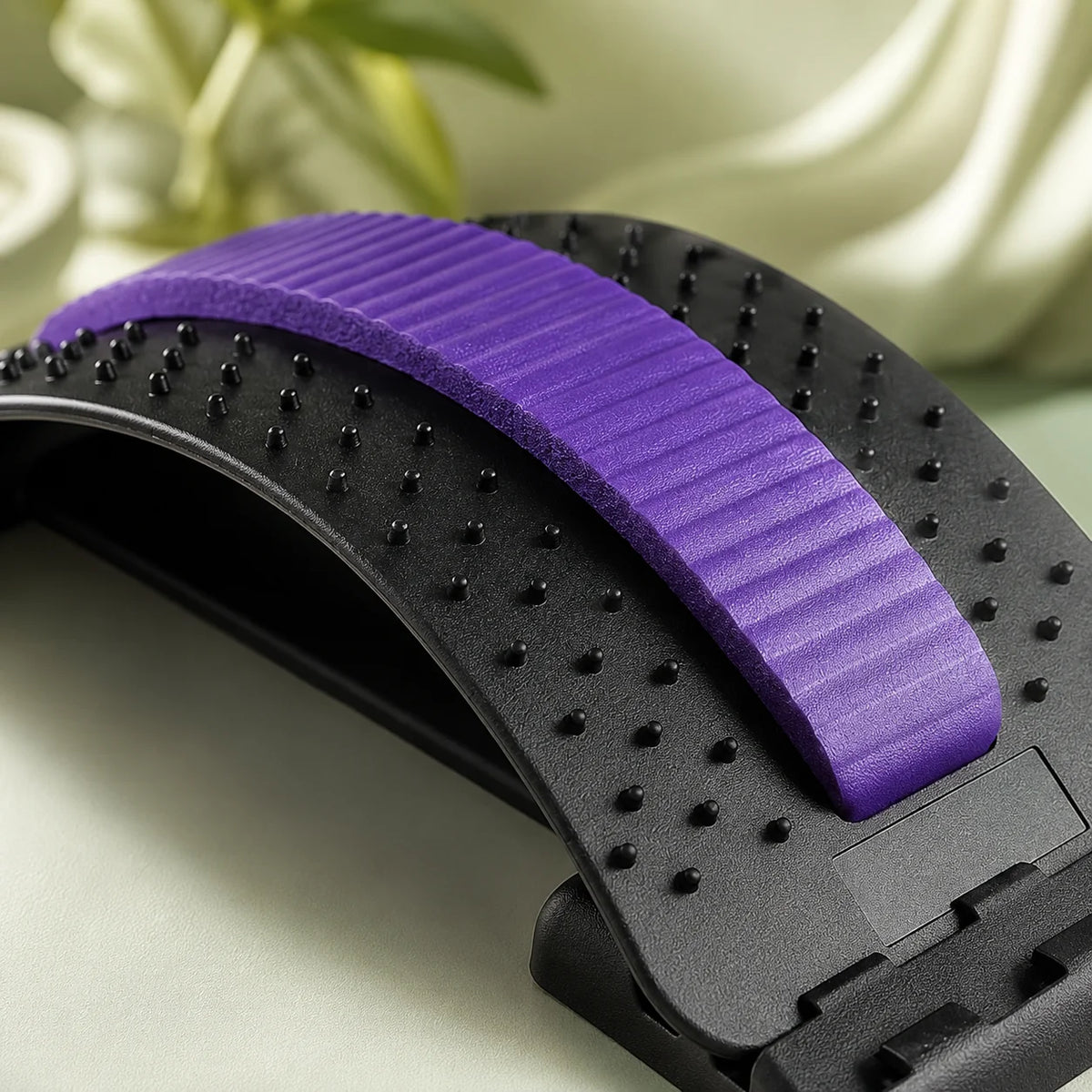 Back Stretcher & Posture Corrector 3-Level Adjustable Acupressure Surface