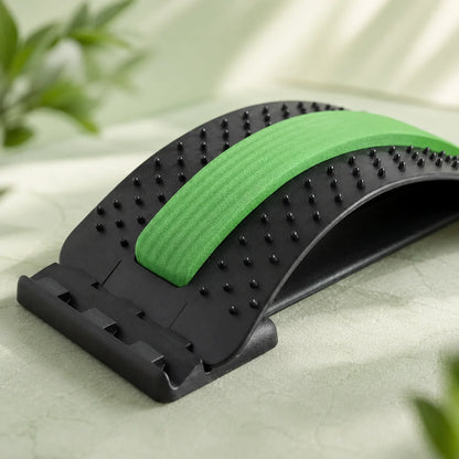 Back Stretcher & Posture Corrector 3-Level Adjustable Acupressure Surface