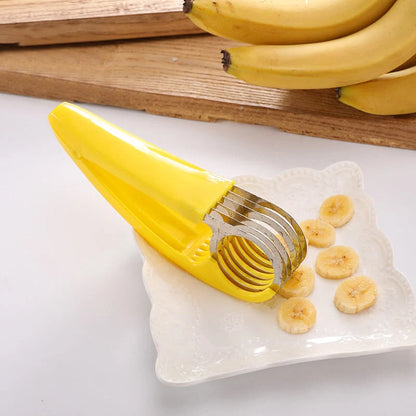 Banana Slicer 304 Stainless Steel Blade Ergonomic Handle