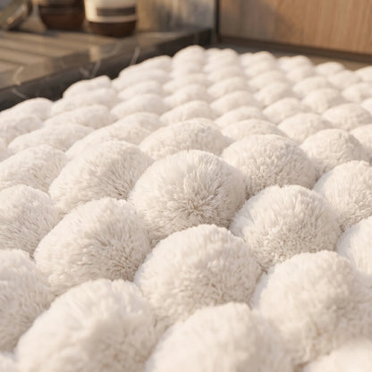 Bath Mat Memory Foam Flannel Non-Slip Backing
