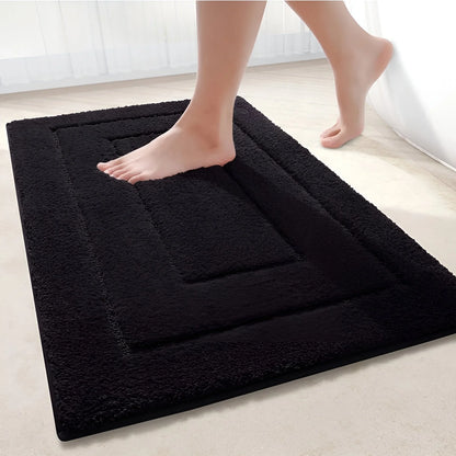 Bath Mat Microfiber Absorbent Non-Slip Machine Washable