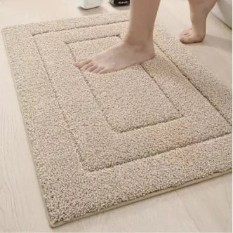 Bath Mat Microfiber Absorbent Non-Slip Machine Washable