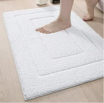 Bath Mat Microfiber Absorbent Non-Slip Machine Washable