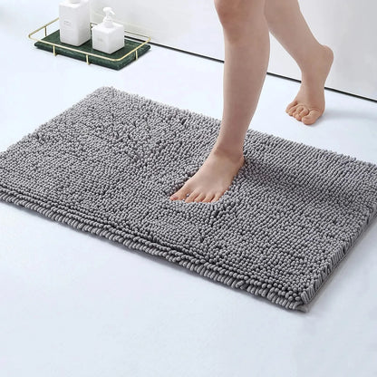 Bath Mat Non-Slip Quick-Absorbent Plush Cushioned Texture