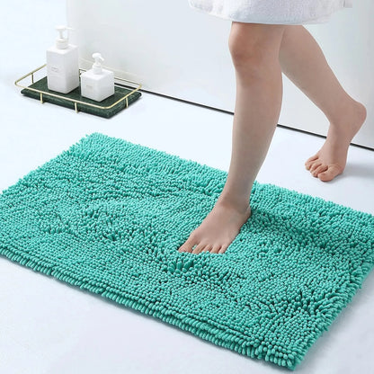 Bath Mat Non-Slip Quick-Absorbent Plush Cushioned Texture