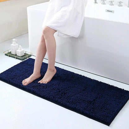 Bath Mat Non-Slip Quick-Absorbent Plush Cushioned Texture