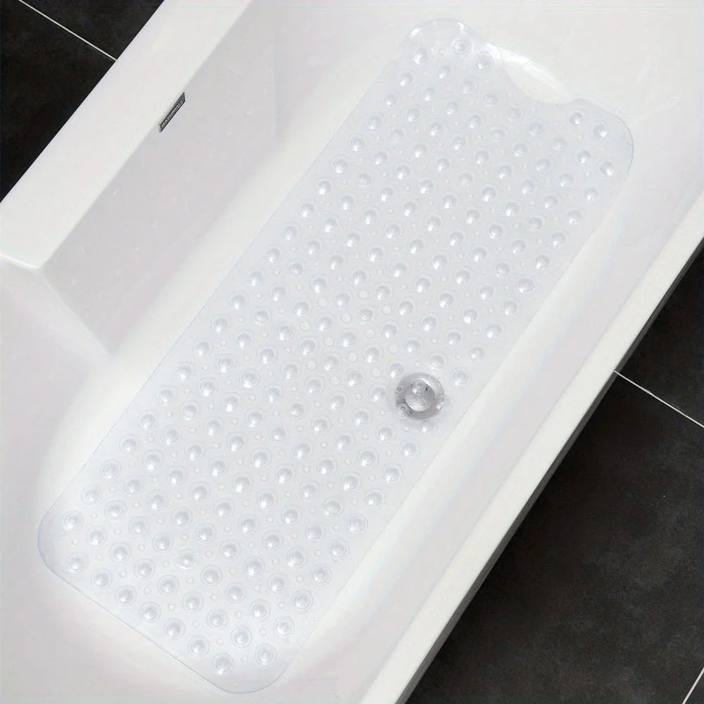 Bath Mat Non-Slip Suction Cup Grip Machine Washable