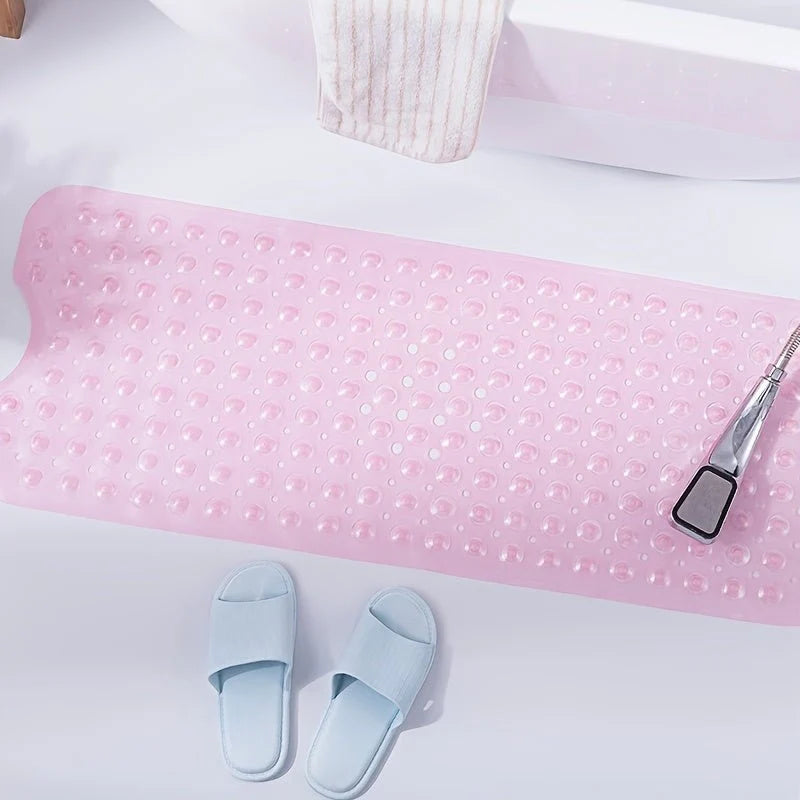Bath Mat Non-Slip Suction Cup Grip Machine Washable