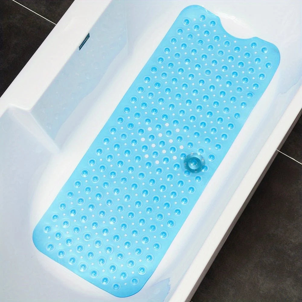 Bath Mat Non-Slip Suction Cup Grip Machine Washable