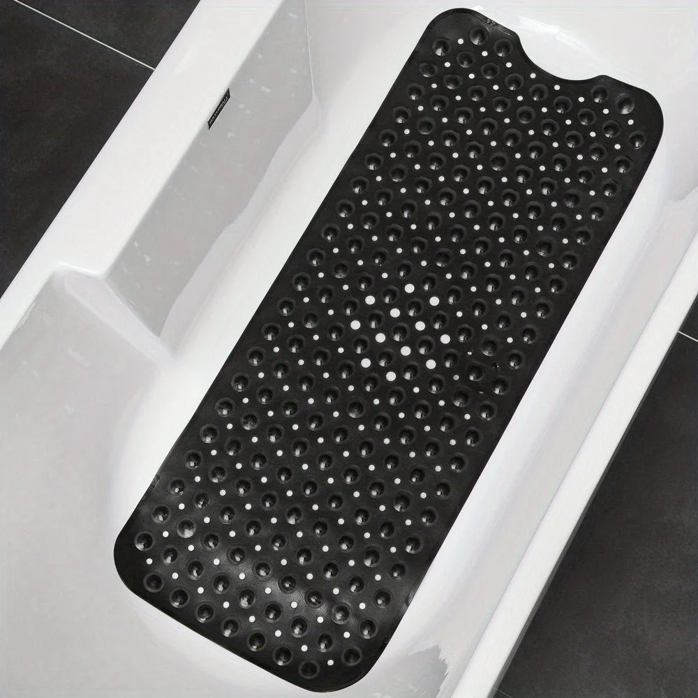 Bath Mat Non-Slip Suction Cup Grip Machine Washable