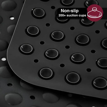 Bath Mat Non-Slip Suction Cup Grip Machine Washable