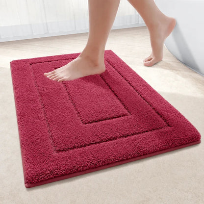 Bath Mat & Runner Absorbent Microfiber Non-Slip Machine Washable