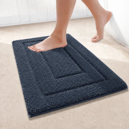 Bath Mat & Runner Absorbent Microfiber Non-Slip Machine Washable
