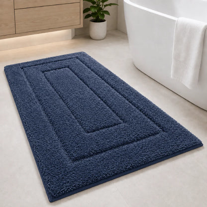 Bath Mat & Runner Absorbent Microfiber Non-Slip Machine Washable