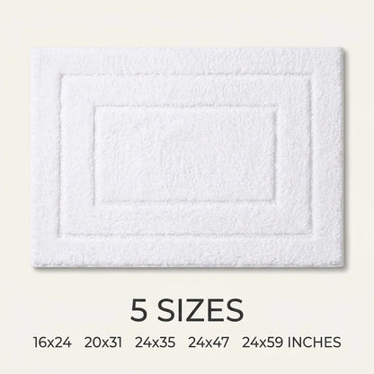 Bath Mat & Runner Absorbent Microfiber Non-Slip Machine Washable