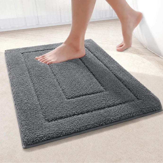 Bath Mat & Runner Absorbent Microfiber Non-Slip Machine Washable