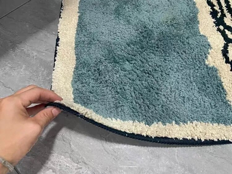 Bath Mat Scandinavian Abstract Non-Slip & Absorbent