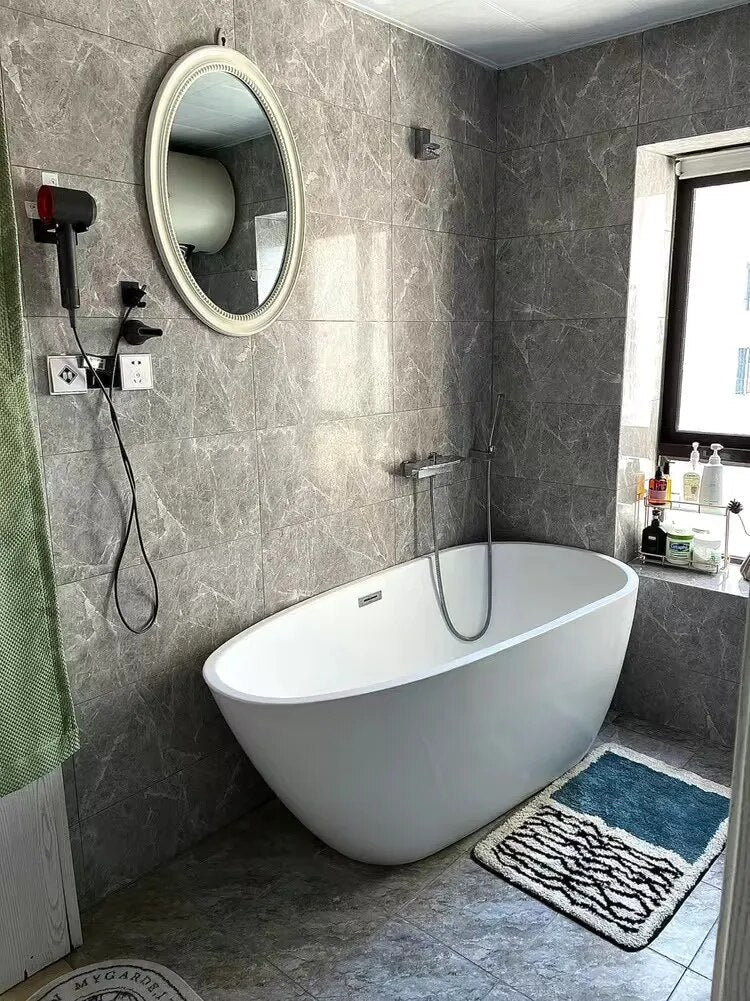 Bath Mat Scandinavian Abstract Non-Slip & Absorbent