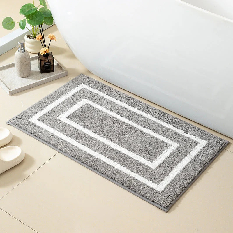Bath Mat Ultra-Soft Absorbent Non-Slip Backing