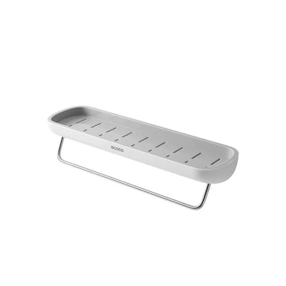 Bathroom Organizer Acrylic Adhesive Wall-Mount With Drainage